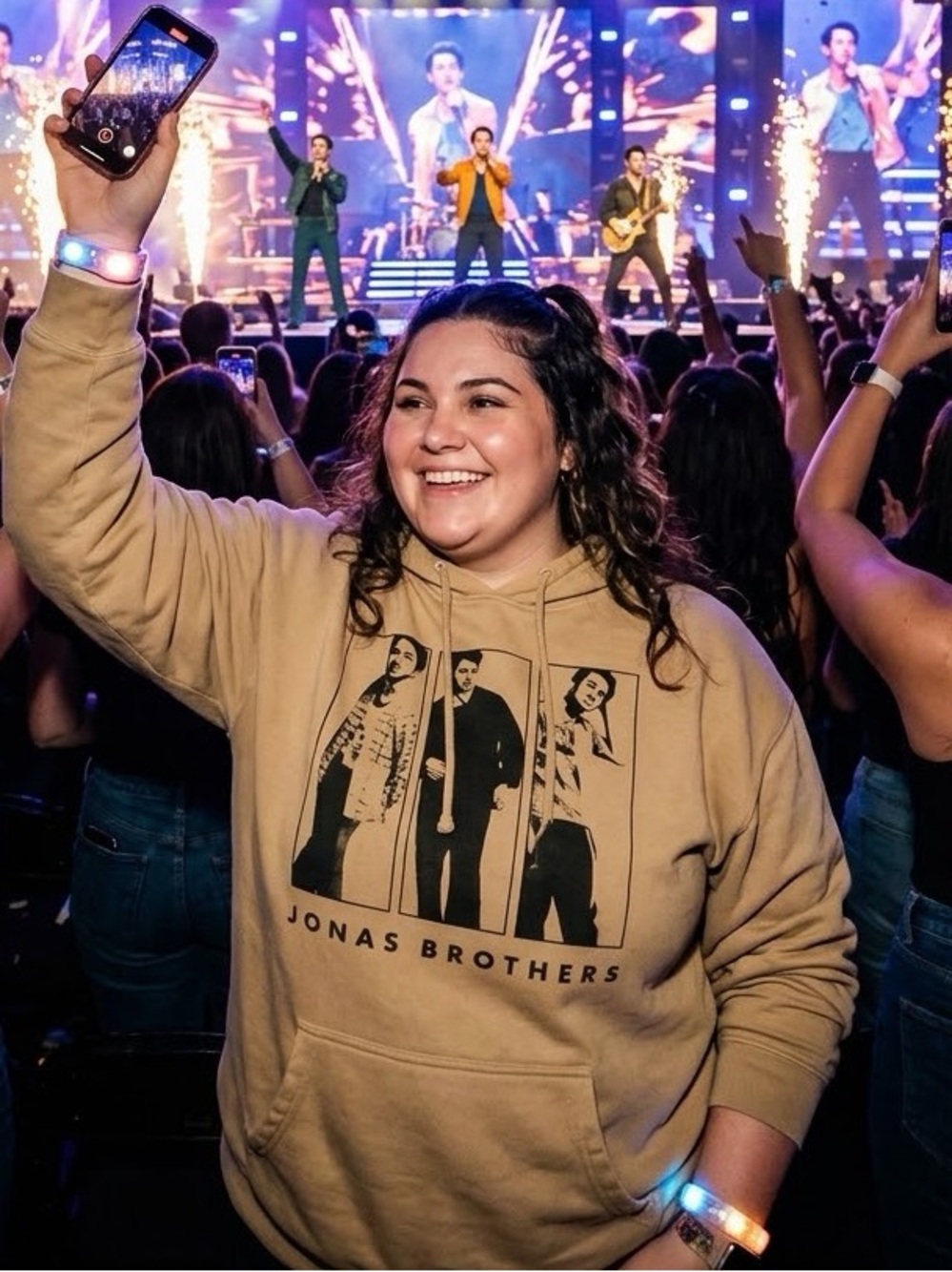 ✨Official Merch✨ Jonas Brothers 2023 Tour Hoodie Unisex Cotton Pullover Cozy